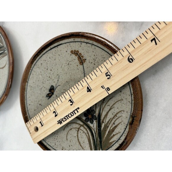 XOCHIQUETZAL Tonala Butterfly 4 Cups & Saucers by Teresa Duran Mexican Pottery - Picture 15 of 15